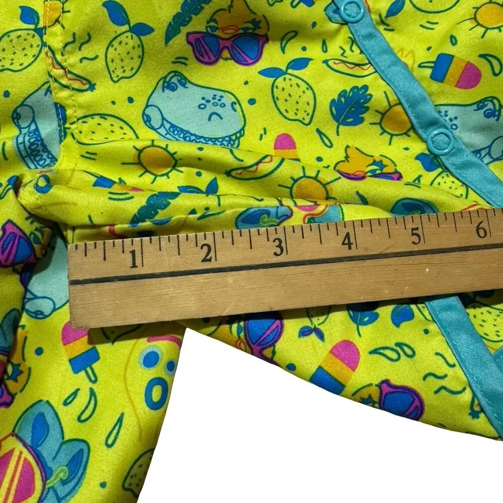 Disney Toy Story Forky Rex Boys' Yellow Swim Trunks size Small